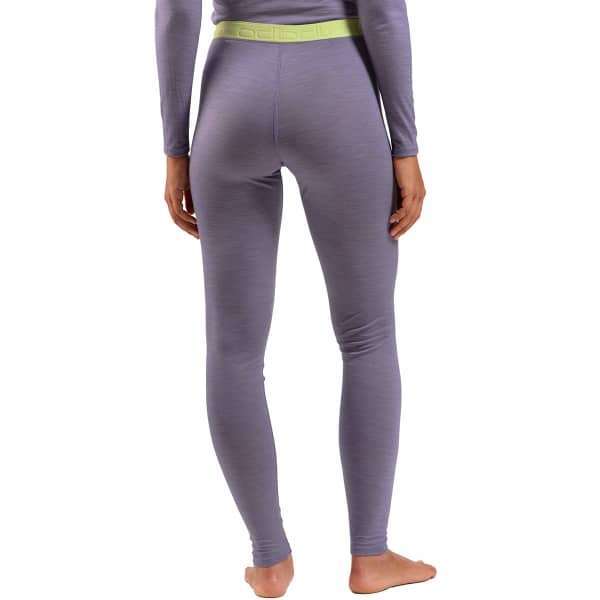 Collant thermique ODLO NATURAL PERFORMANCE PW 150 BL BOTTOM LONG W GRAY RIDGE MELANGE/SHADOW LIME