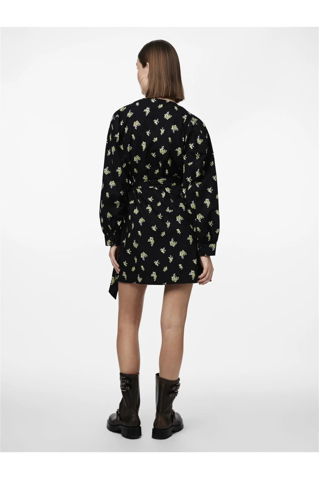 Pieces Pcliva Ls Wrap Dress