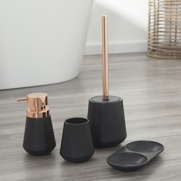 Sealskin Toiletborstelhouder Conical porselein zwart