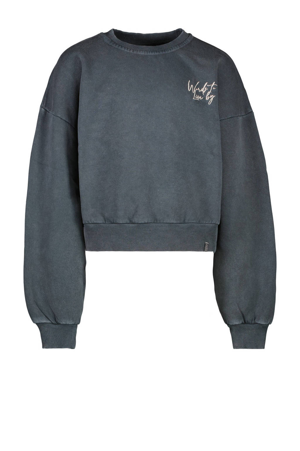 Cars sweater SINDY met backprint antraciet