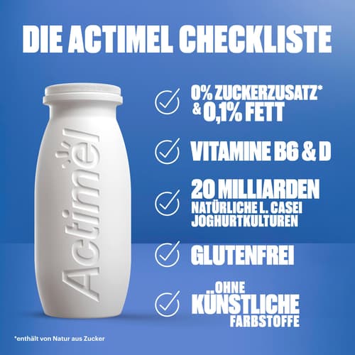 Actimel 0% Multifrucht 8x100g | 0,1% Fett
