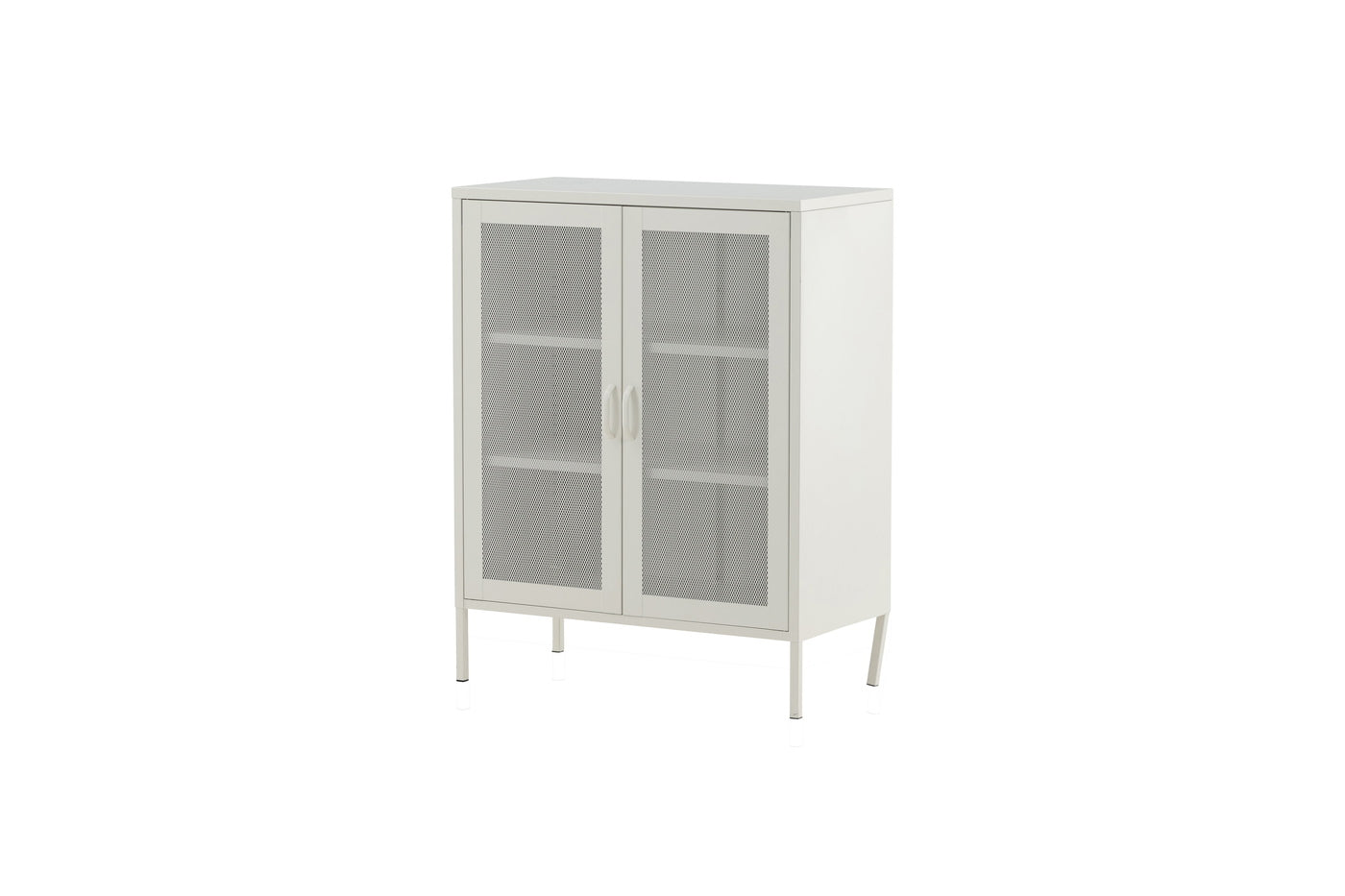 FjÃ´rd - Dressoir Wit Doors 40cm - Staal - Misha