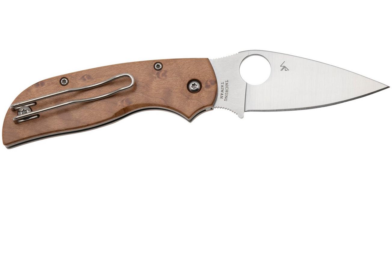 Spyderco Chaparral Maple Wood Slipjoint C152NLWDP zakmes