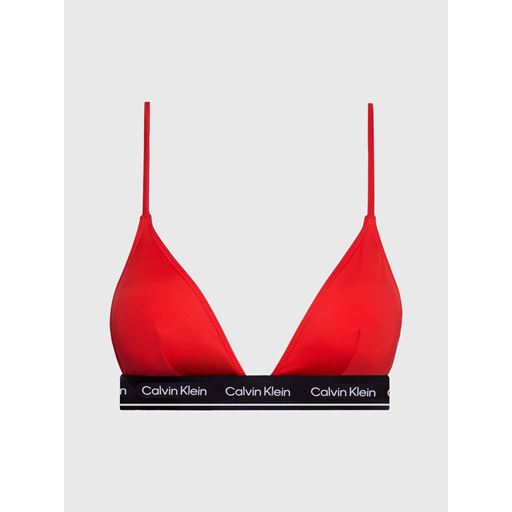 Calvin Klein Triangle Bikinitop, Cajun Red, L