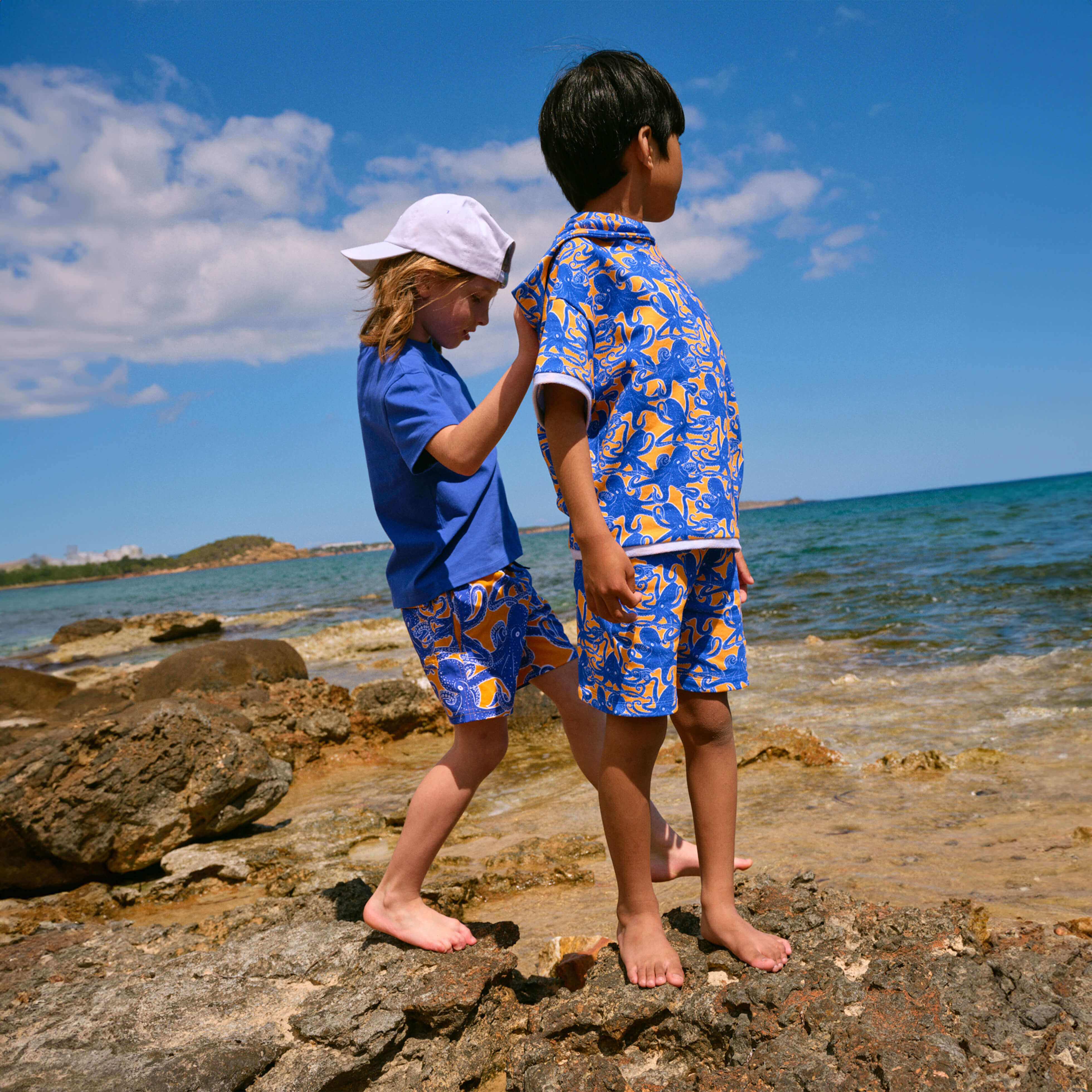 Boys Poupe Print Look