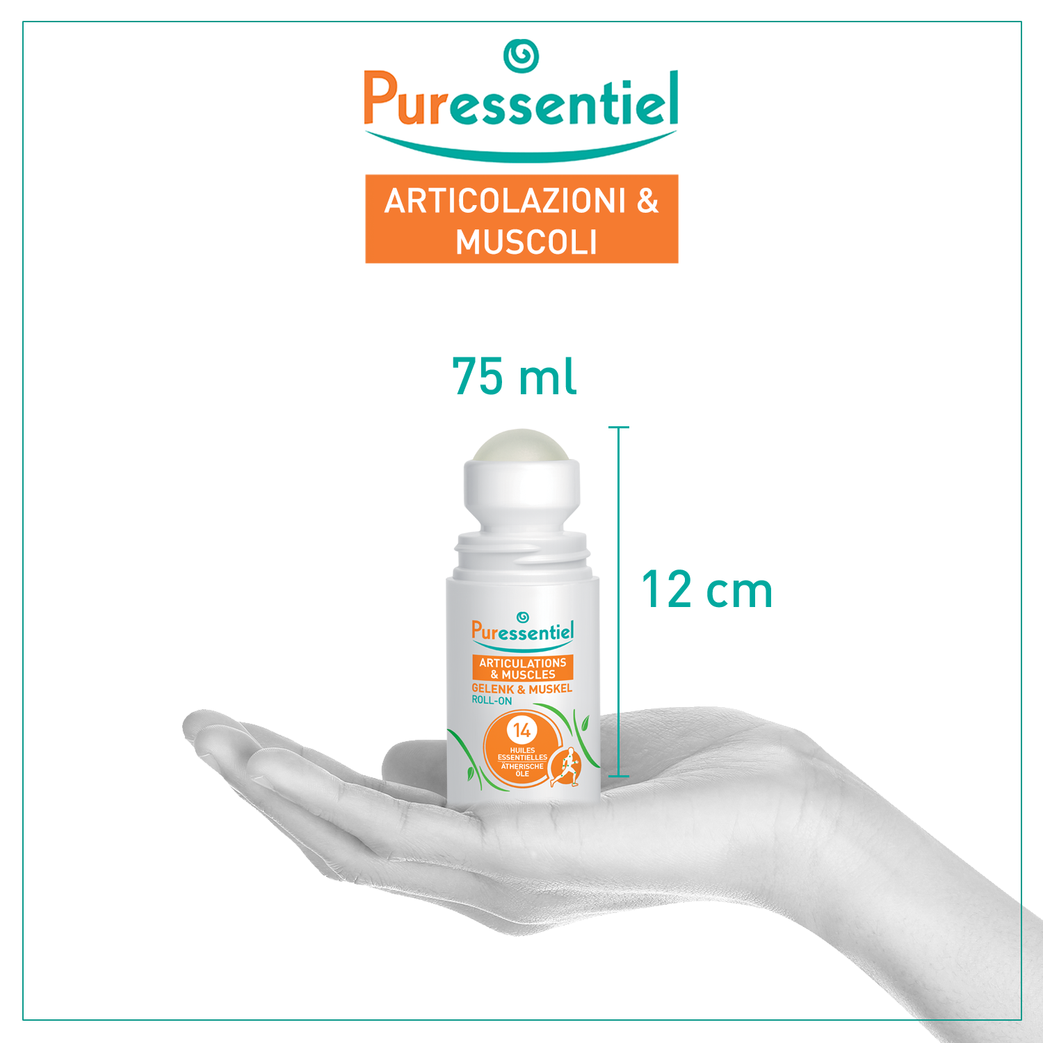 Puressentiel Gelenk & Muskel Roll-on Roll-on 14 ätherische Öle Roll-on 75 ml