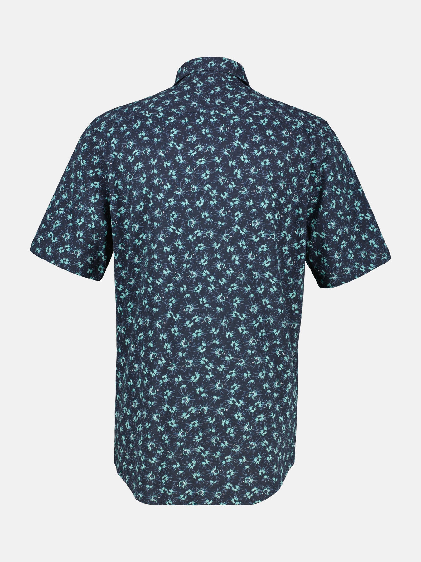 Herren Jerseyhemd, floral gemustert