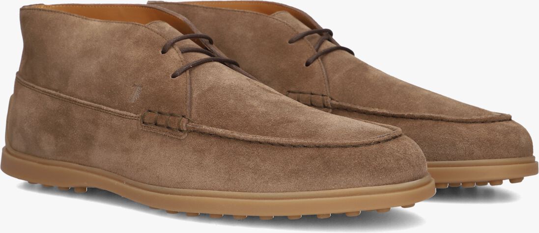 taupe tod's veterschoenen polacco gomma 78l