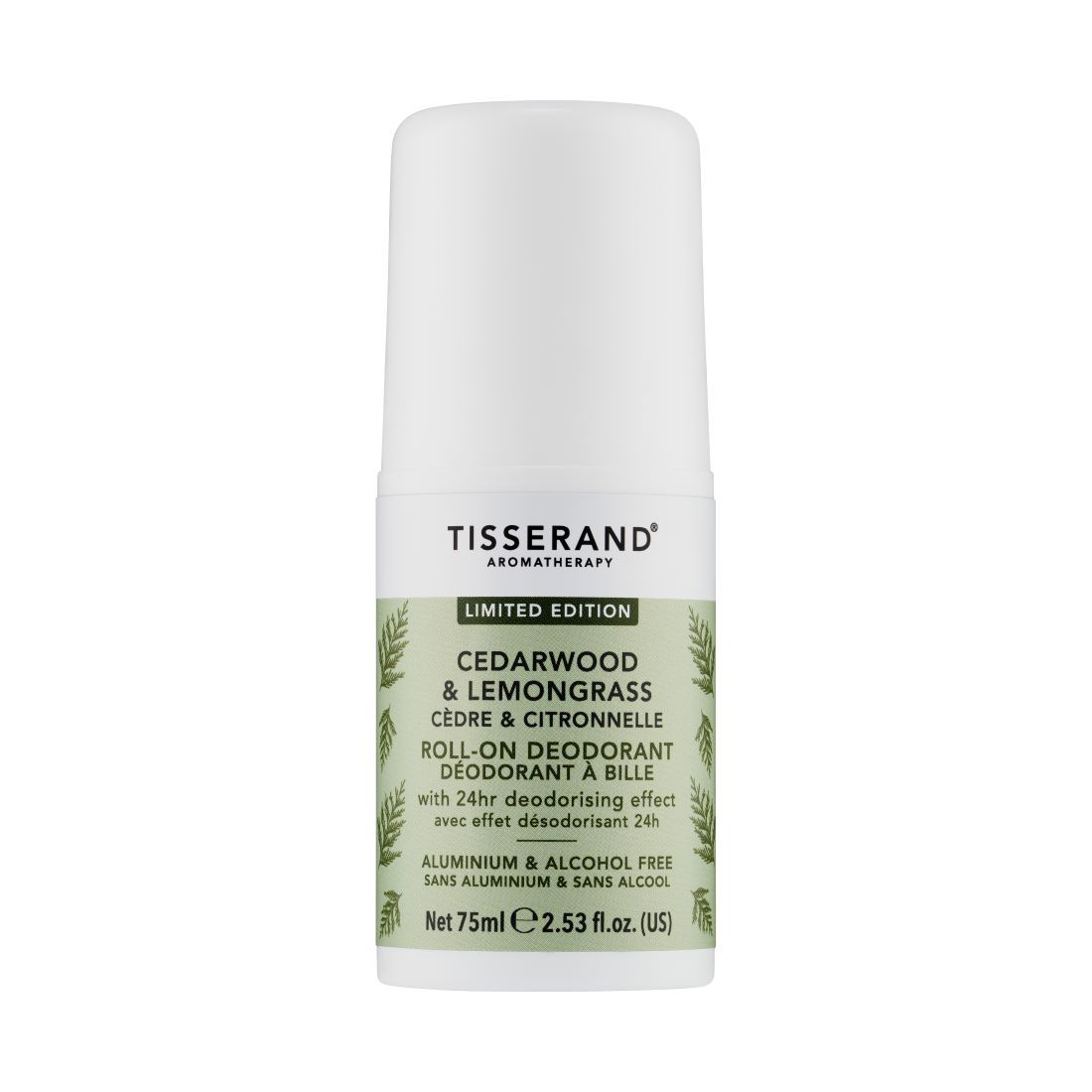 Tisserand Cedarwood & Lemongrass Roll-On Deodorant