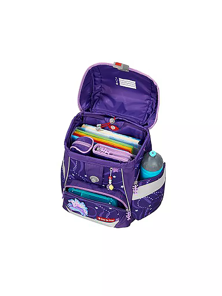 STEP BY STEP Schultaschen Set 6tlg 2in1 Plus Pegasus Emily lila