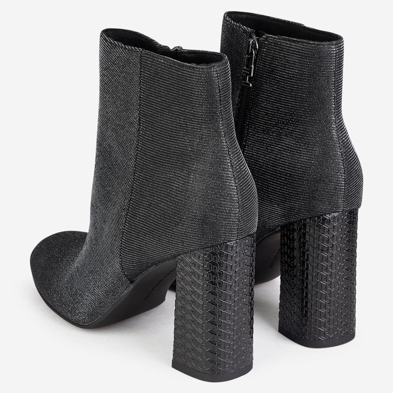 Tommy Hilfiger Bottines pailletées Sparkle noires - Talon 10 cm