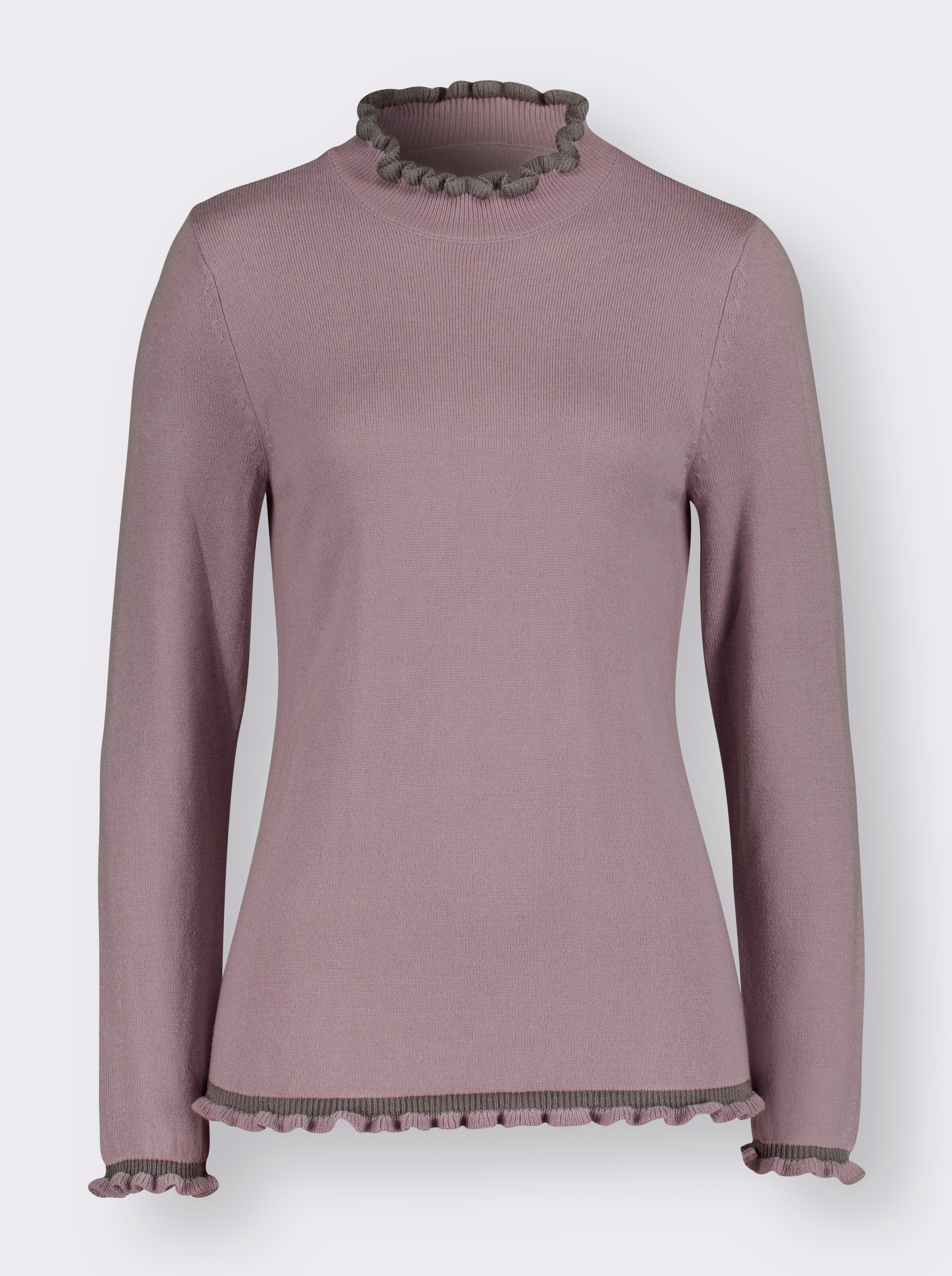 Stehkragenpullover