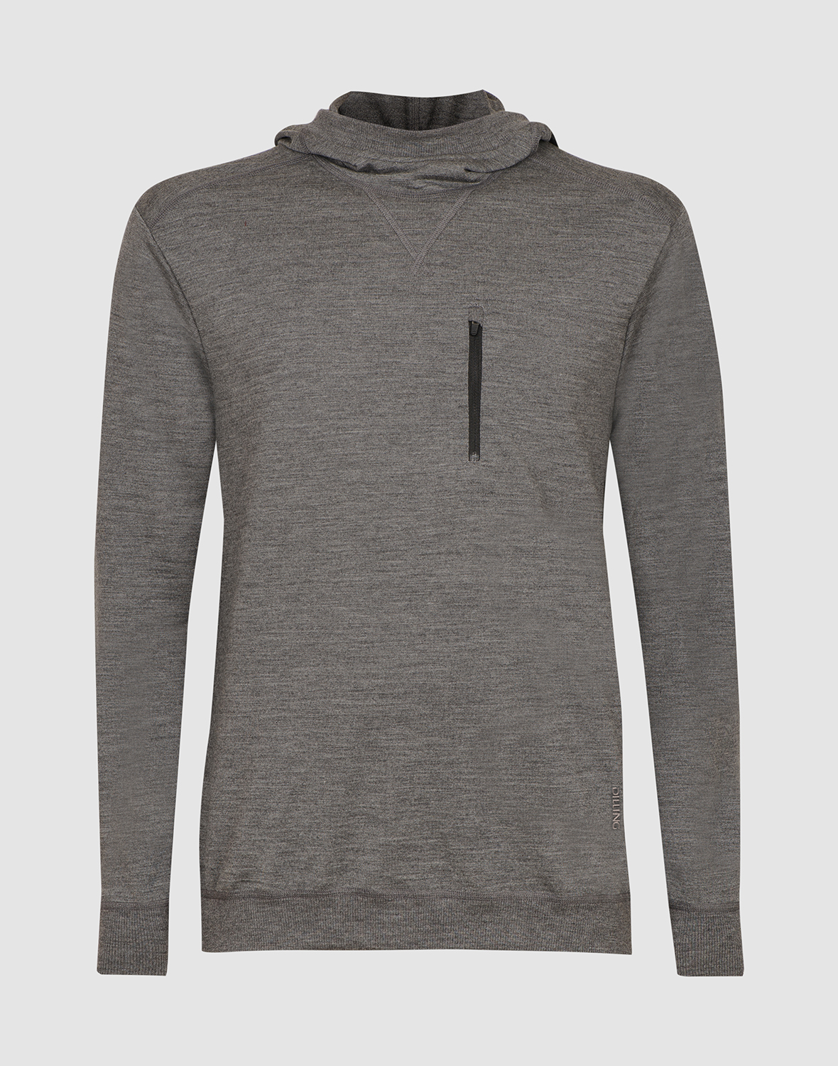 Hoodie van merinowol voor heren - Gratis Verzending