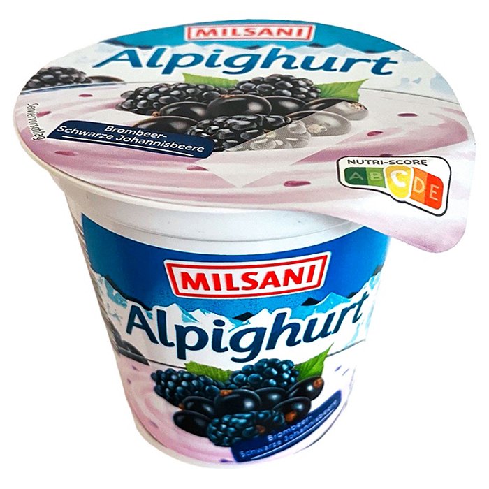 MILSANI Alpighurt 150 g, Brombeere-Johannisbeere
