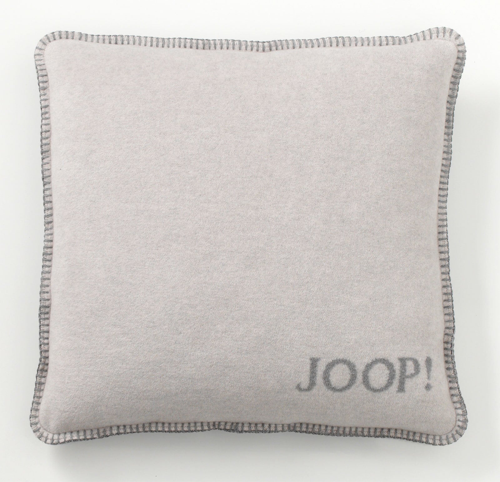 JOOP! Kissenhülle UNI DOUBLEFACE 50 x 50 cm grau