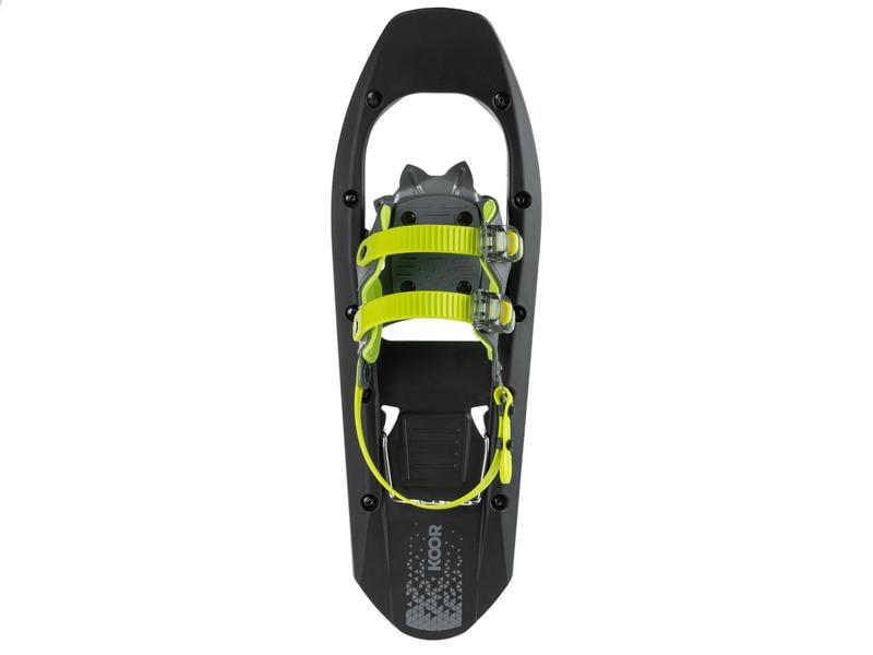 KOOR Schneeschuh Arduus Highlander S/M Steigeisen und Fersenplatte aus Aluminium für jedes Gelände