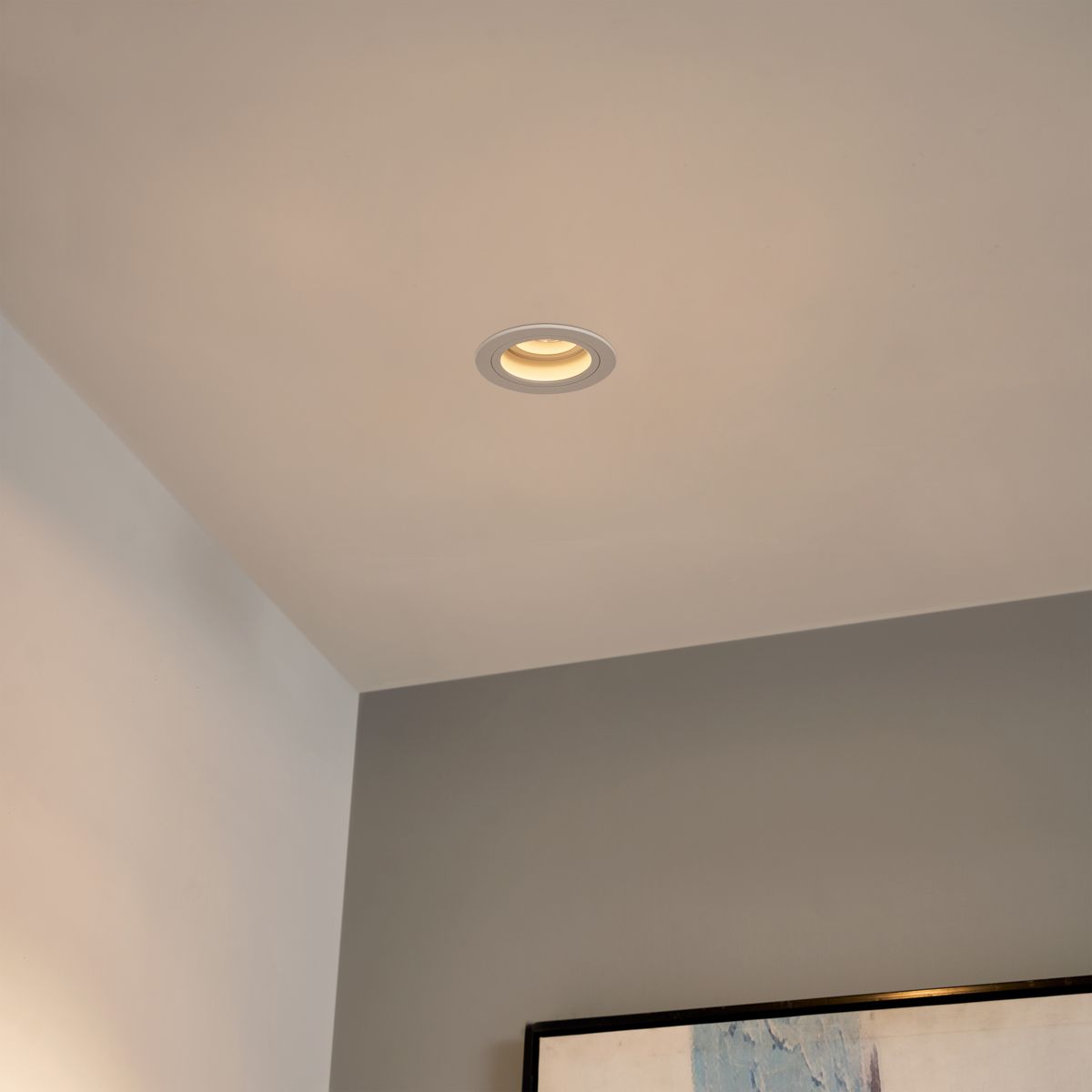 Moderne inbouwspot beige GU10 50mm draai- en kantelbaar - Chuck