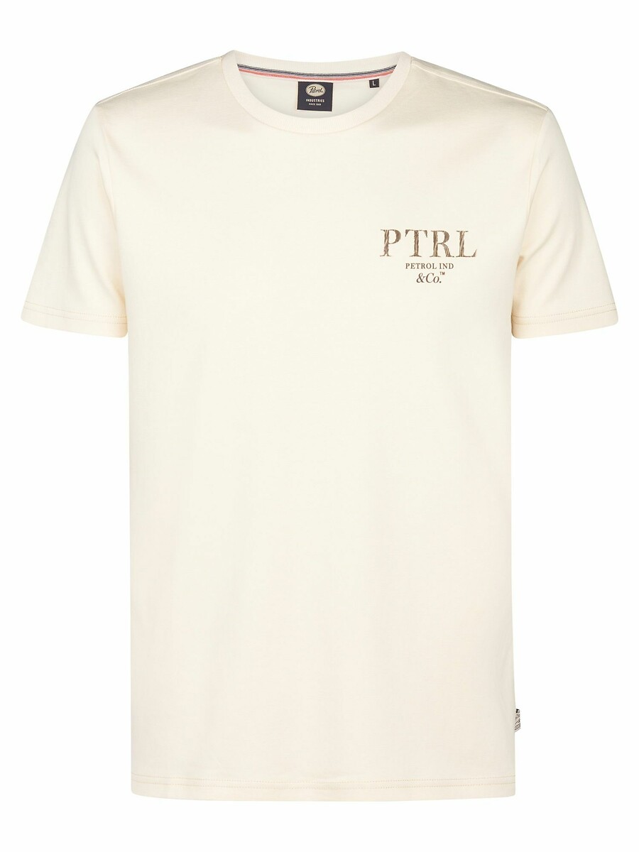 INDÚSTRIAS PETROLÍFERAS<br>Camiseta de manga curta com logotipo no peito