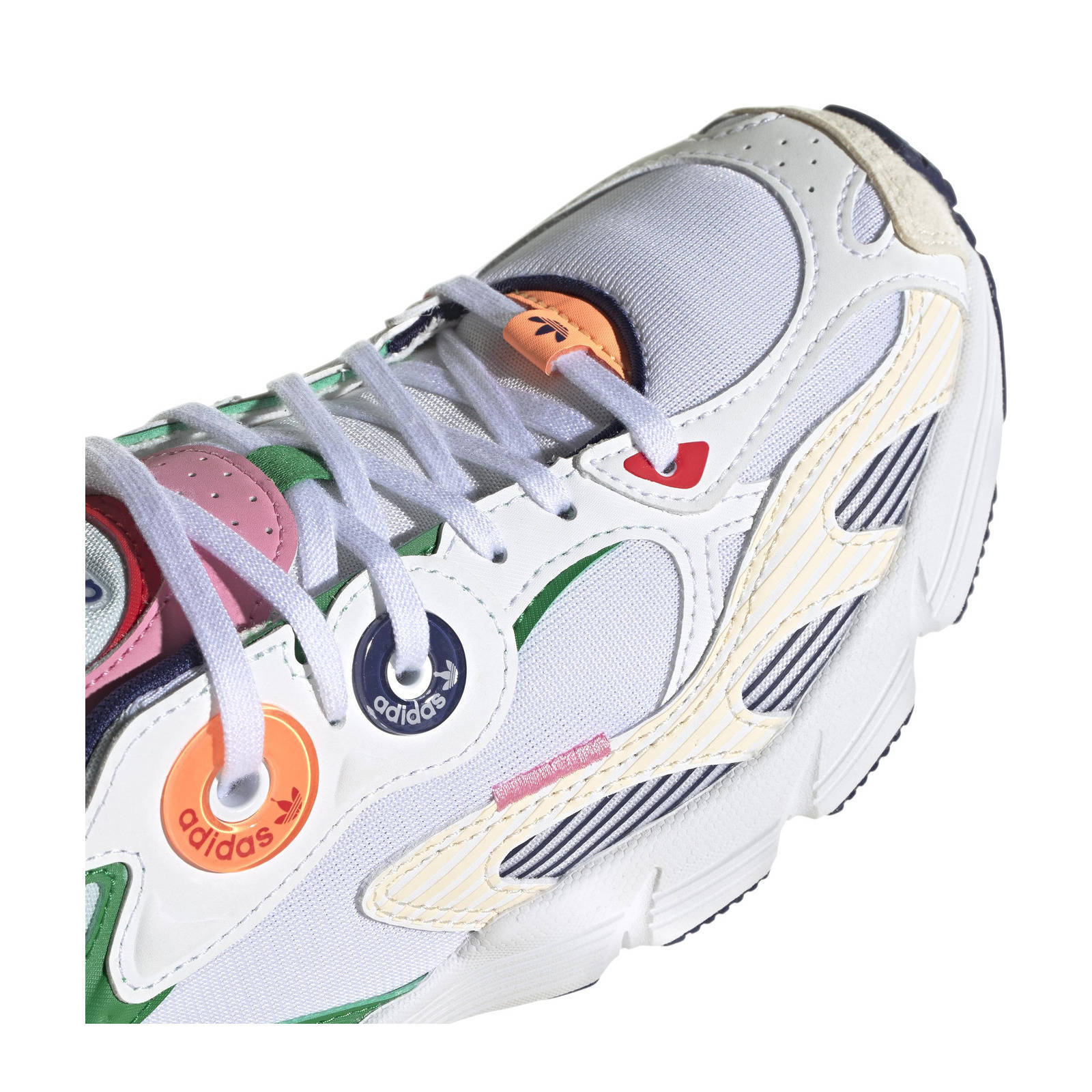 adidas Astir  sneakers wit/groen/roze/geel