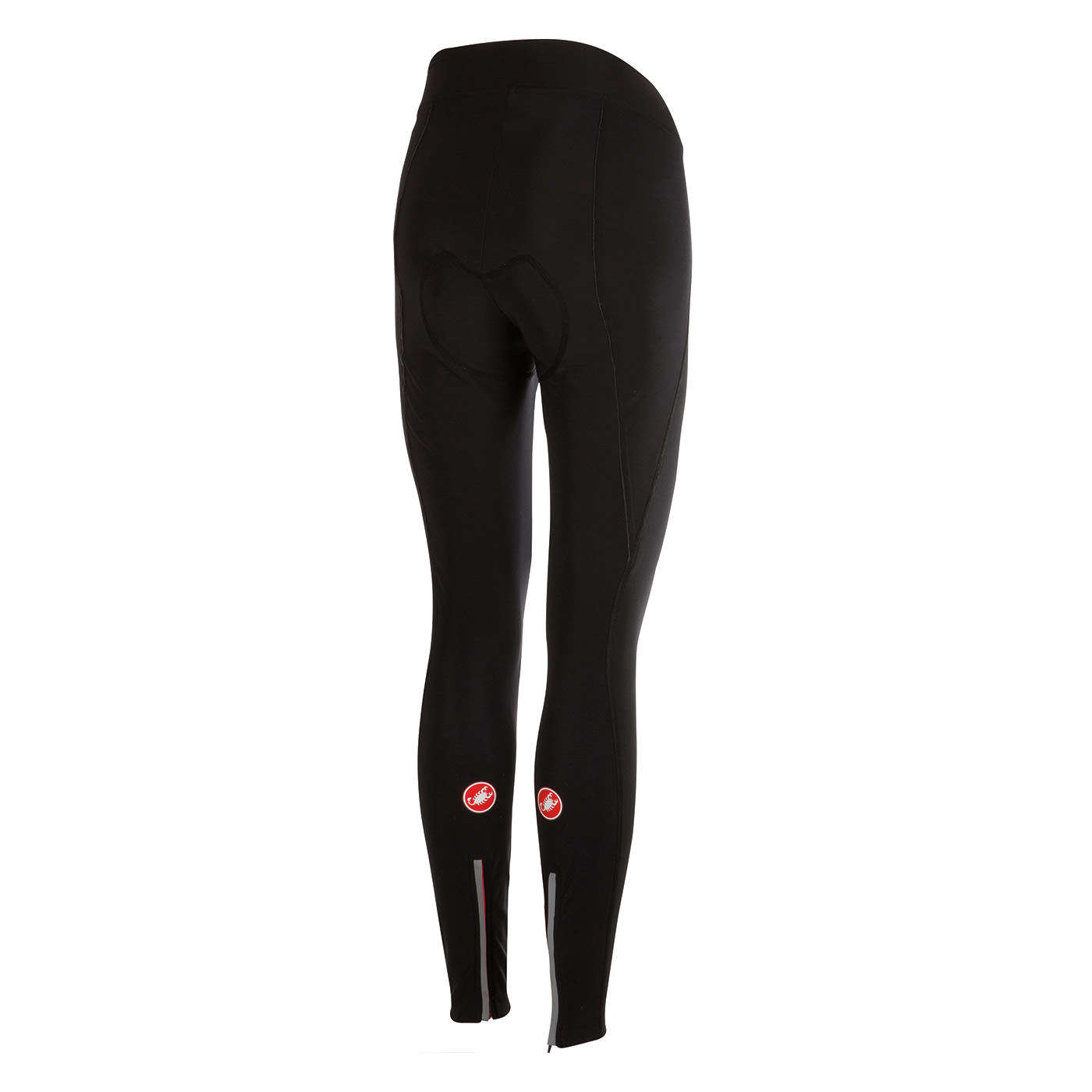 Castelli Meno Wind Fietsbroek Lang Met Zeem Zwart Dames