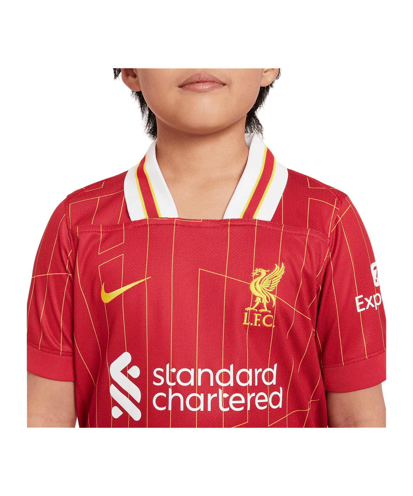 Nike FC Liverpool Trikot Home 2024/2025 Kids Rot F688
