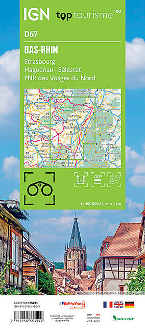 IGN - BAS-RHIN D67 TOP TOURISME 100 IGN