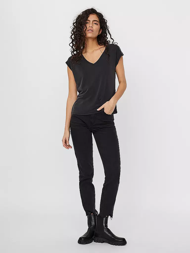 VERO MODA T-Shirt VMFILLI schwarz