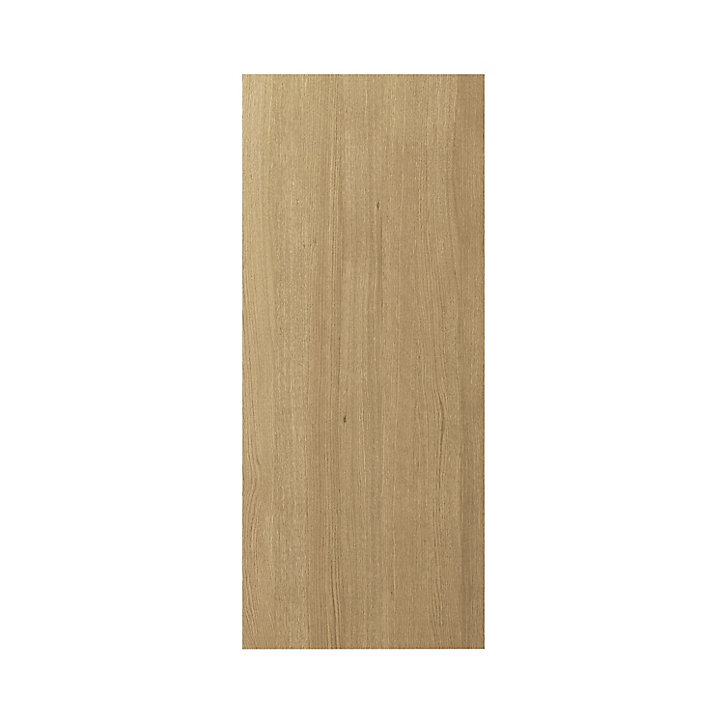 Côté de remplacement pour 1/2 colonne électroménager GoodHome Alpinia décor chêne H. 135.1 cm x l. 57 cm x Ep. 18 mm