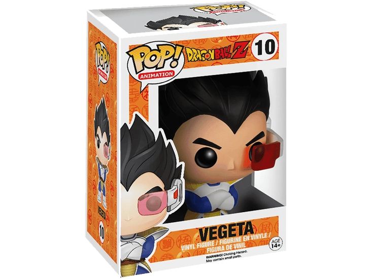 Funko Figur POP! Dragon Ball: Vegeta mit Scouter (10) Sammelfigur aus dem Dragon Ball-Universum