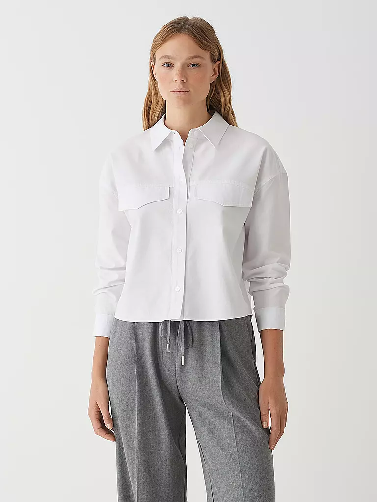 OPUS Bluse FINSI weiss