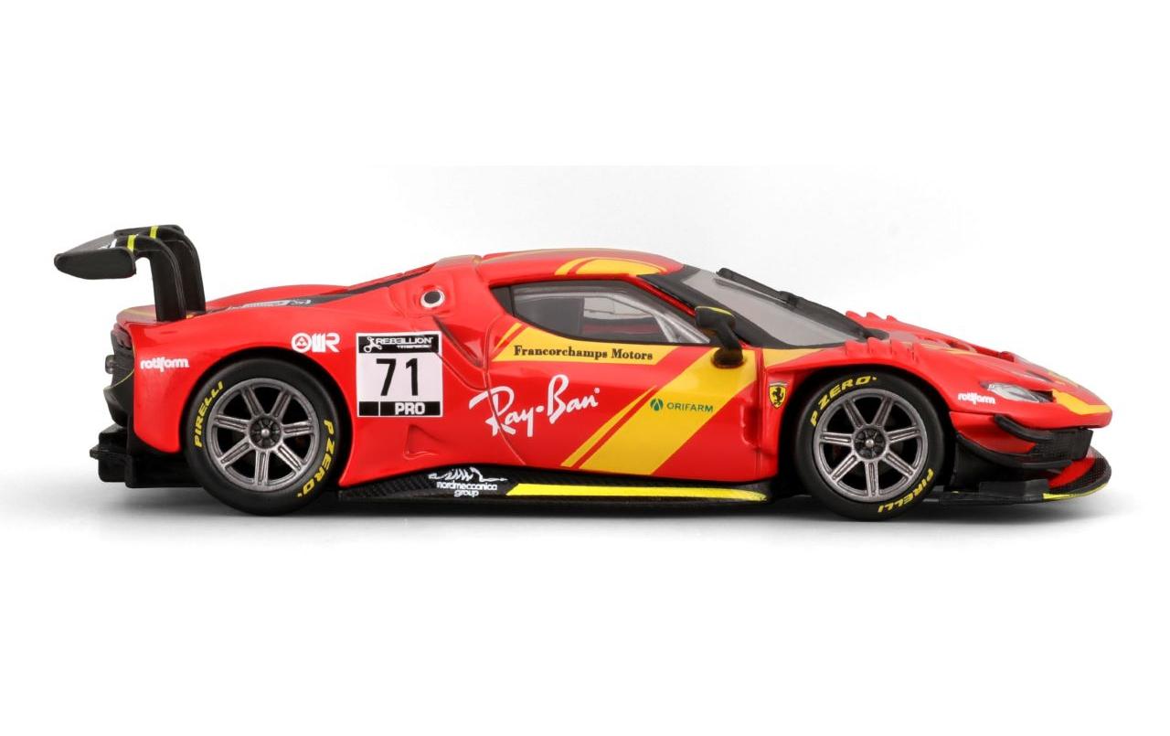 Ferrari Racing 296 GT3 2023 Rot 1:43Sammlermodell im Massstab 1:43