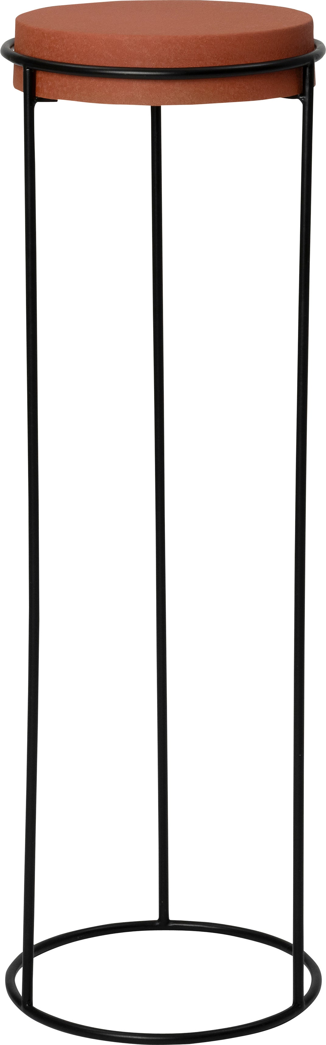 Intratuin bijzettafel Bruno bruin D 23,5 H 75 cm