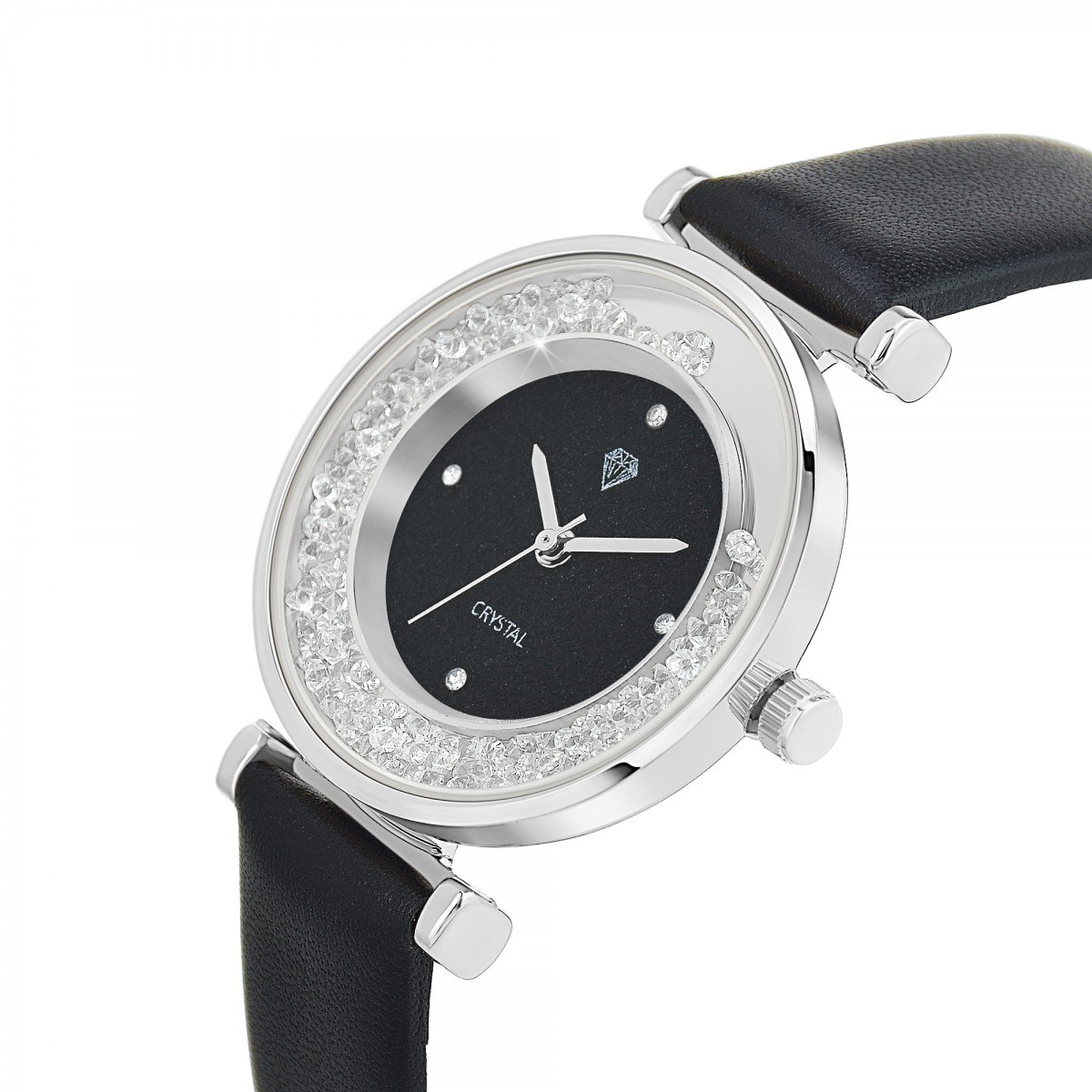 Montre Helèna élégante ornée de Cristaux scintillants