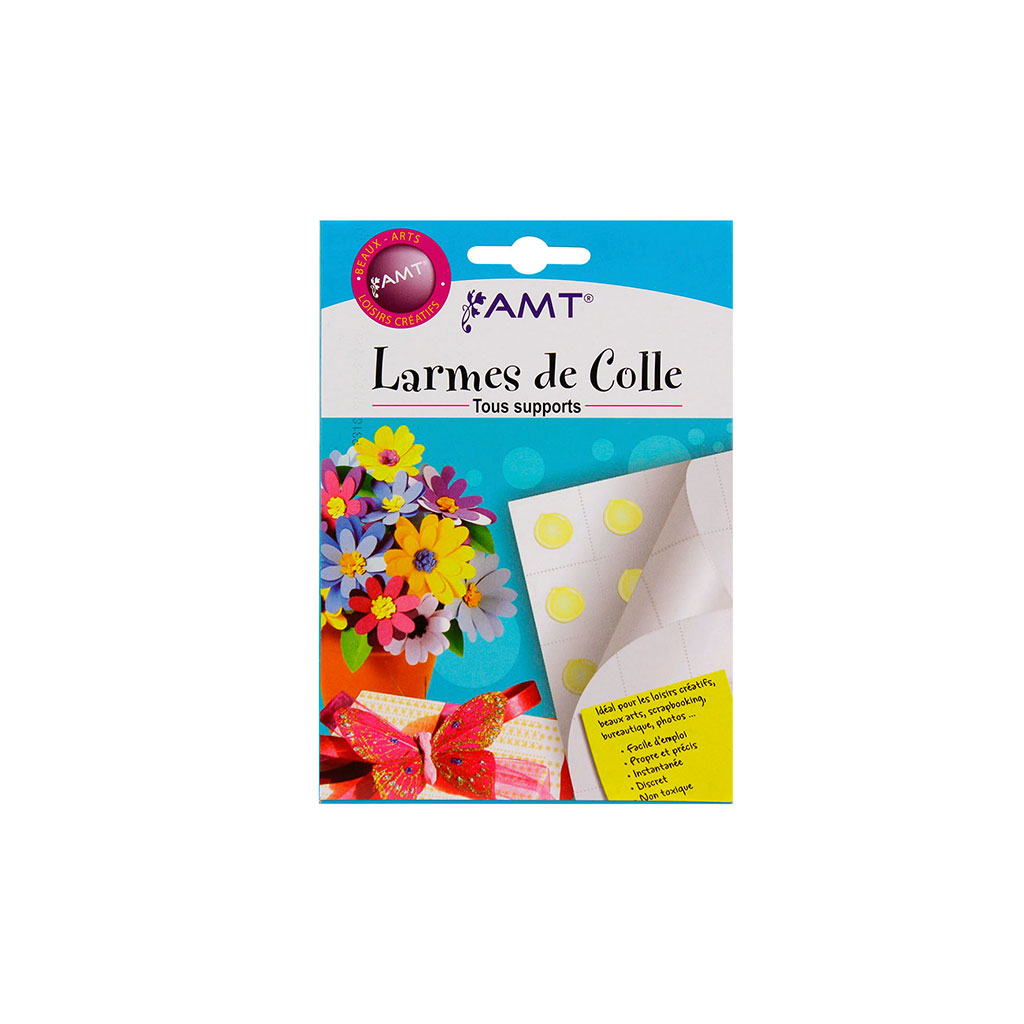 Larmes de colle tous supports (48 pièces)