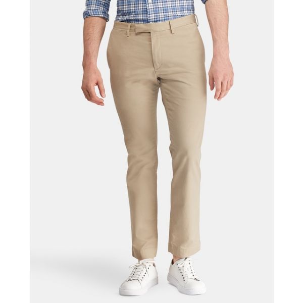 Ralph Lauren Calças Chino Slim Bege 48