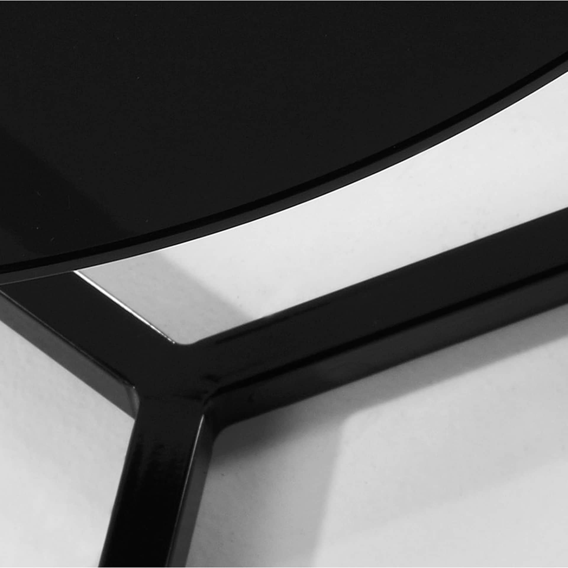 Kave Home Beistelltisch RAEAM 50 x 50 cm getempertes Glas/schwarz