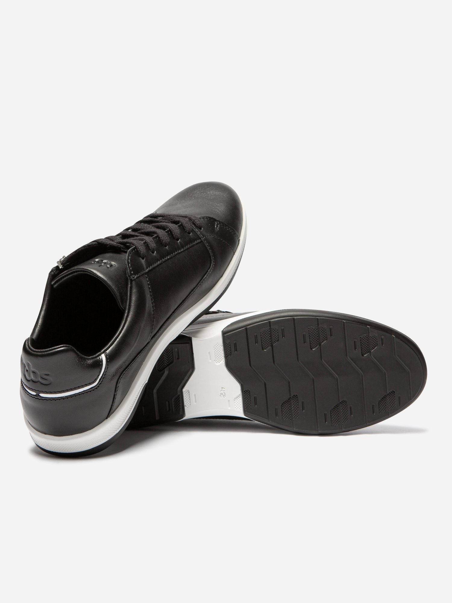 Baskets en cuir Noir
