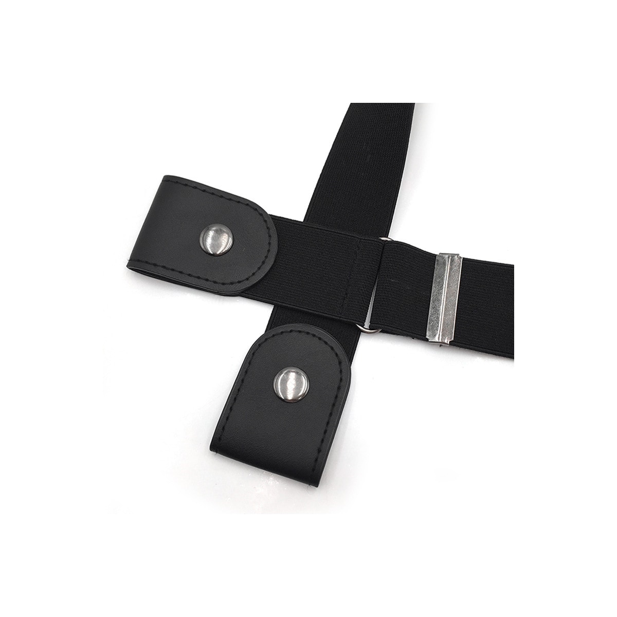 Elastisk belte uten spenne 2-pak