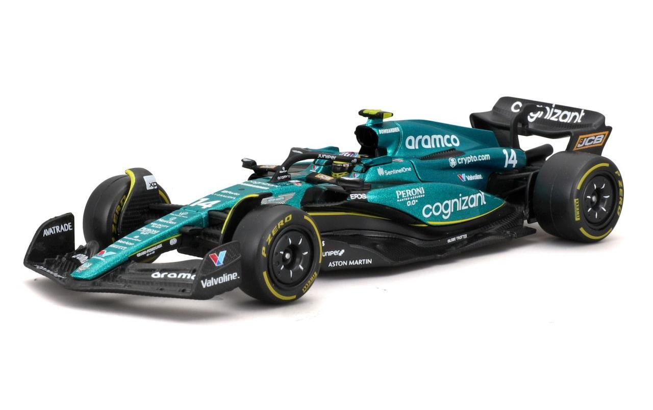 Aston Martin F1 AMR23 Alonso 2023 1:43Sammlermodell im Massstab 1:43
