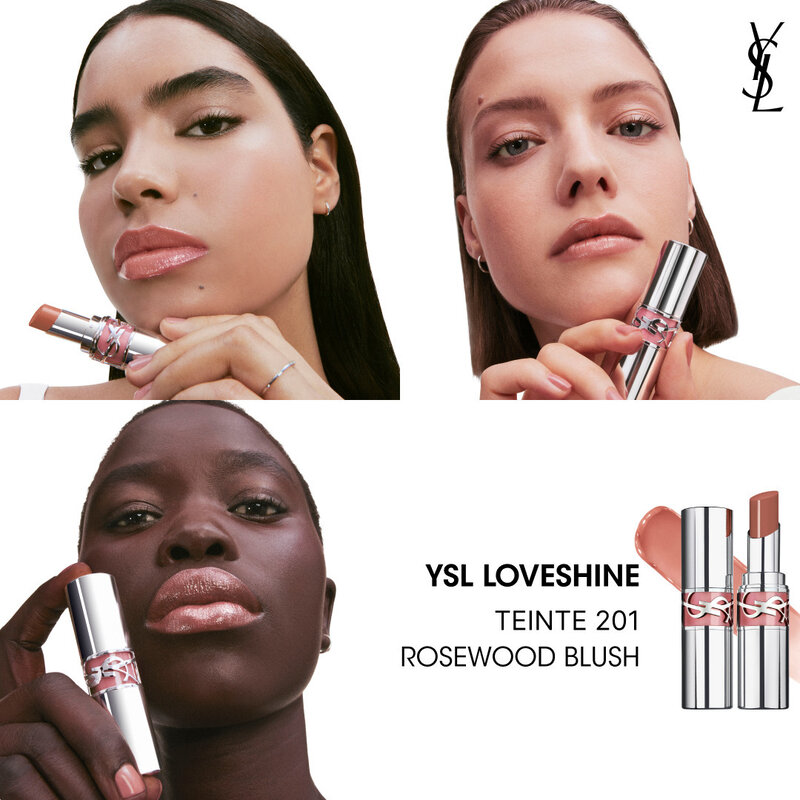 YSL LOVESHINE  ROUGE À LÈVRES BRILLANT ET SOIN - ROSEWOOD_BLUSH