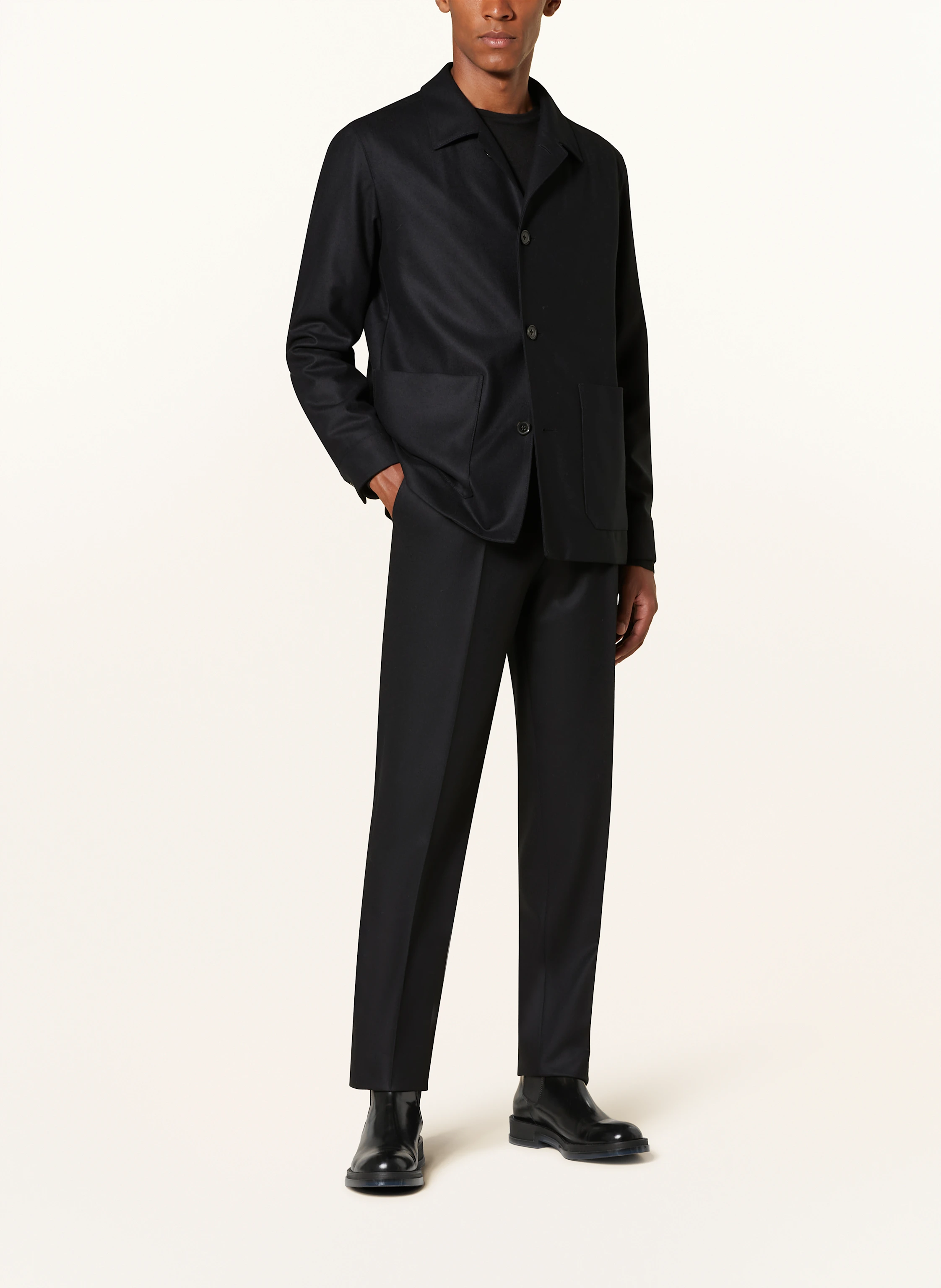 ZEGNA Anzugsakko Regular Fit aus Flanell