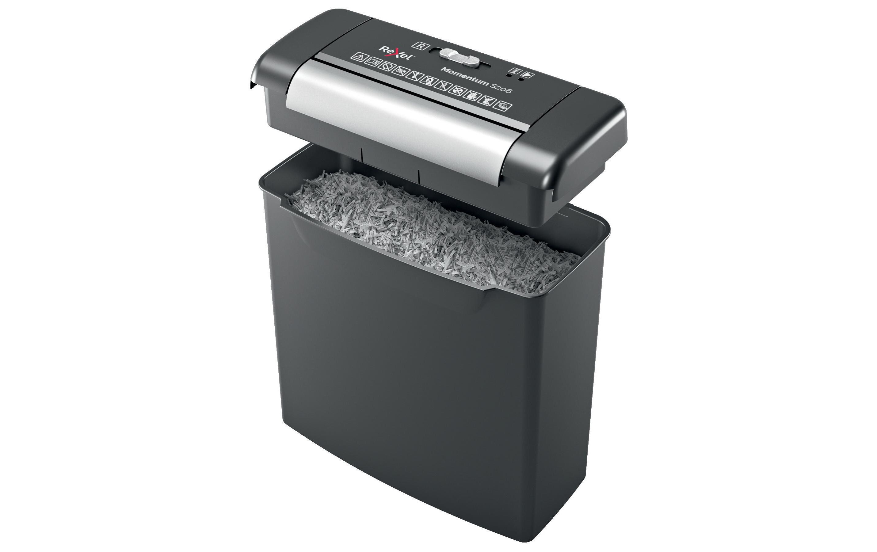 Aktenvernichter Momentum S206 P-2, 6 SeitenPapierschredder