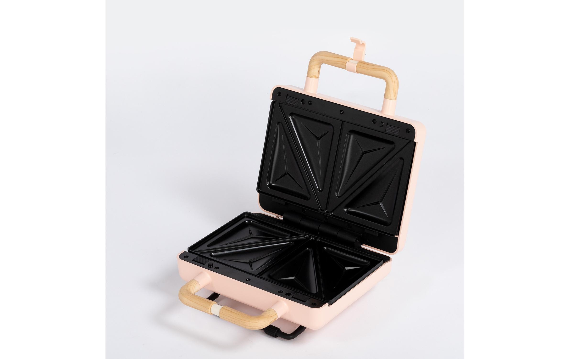 Waffeleisen Stone 3 in 1 Studio PastelrosaWaffel- und Sandwichmaker