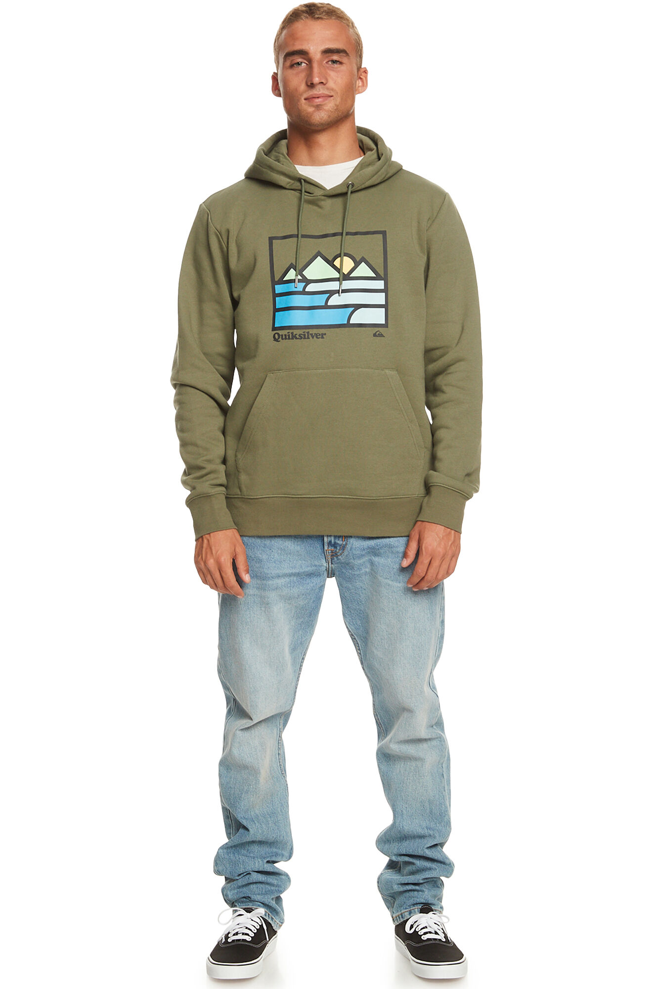 Linhas de Paisagem - Moletom Masculino