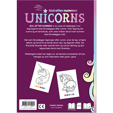 Mal efter nummer - Unicorn