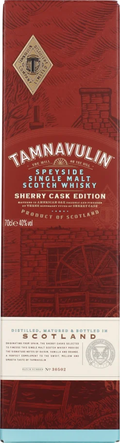 TAMNAVULIN SHERRY CASK 70CL