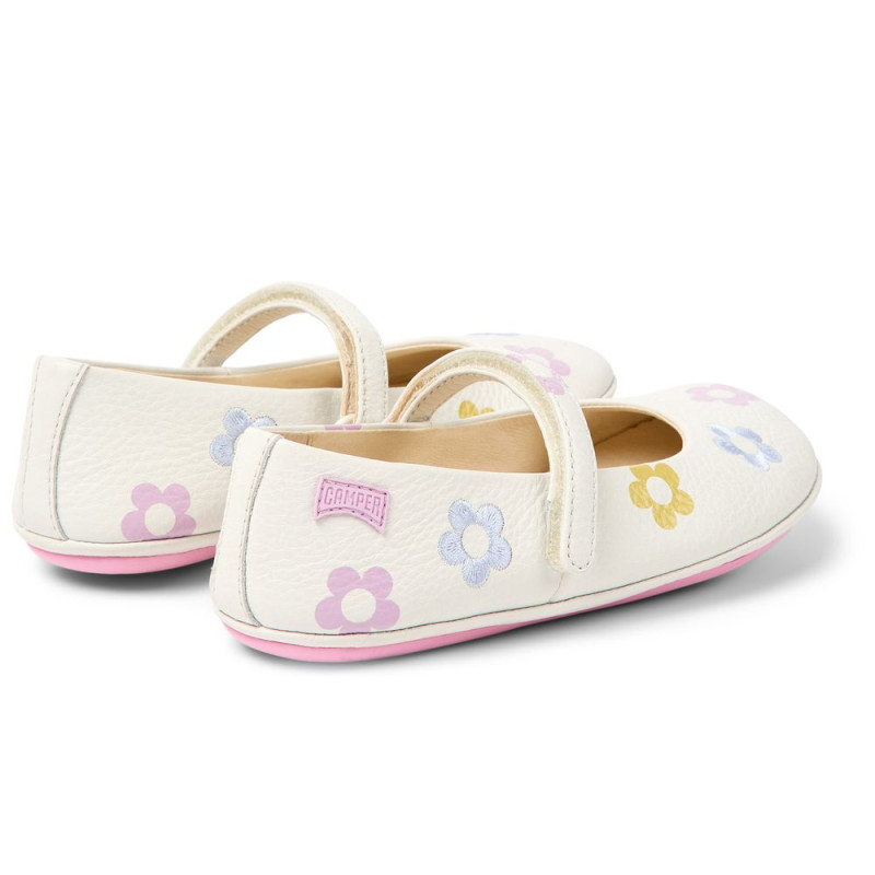 Camper Camper Ballerines Blanc Fleuri