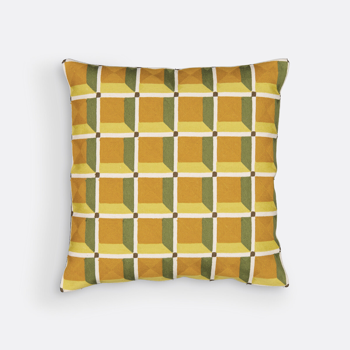 LA REDOUTE INTERIEURS<br>Capa de almofada bordada 45 x 45 cm, Mauro