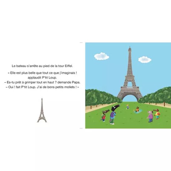 P'tit Loup Visite Paris   de               AUZOU
