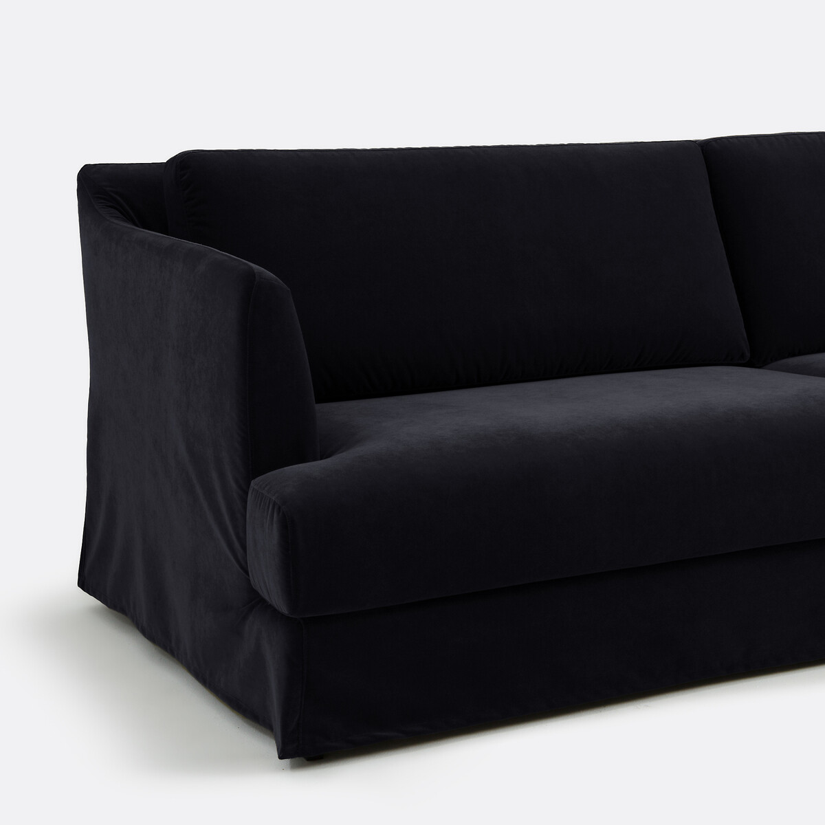 LA REDOUTE INTERIEURS<br>Sofá de veludo de 3, 4 ou 5 lugares MONZELLA